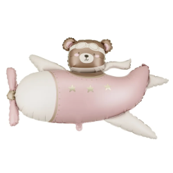 Folieballon Bamse Fly Lyser�d - 94x61cm