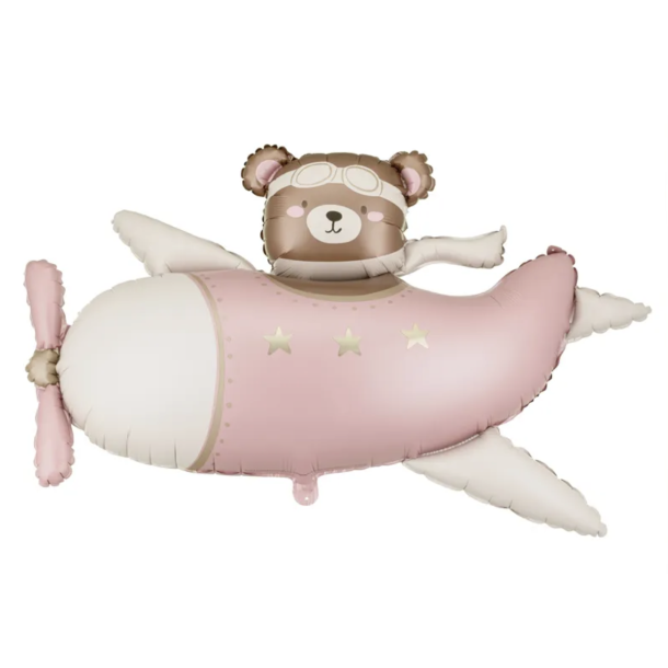 Folieballon Bamse Fly Lyser�d - 94x61cm