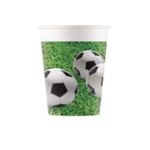 Krus Fodbold 200ml - 8stk