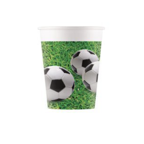 Krus Fodbold 200ml - 8stk