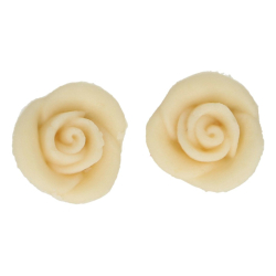 FunCakes Marcipan Roser Rhvid - 6stk