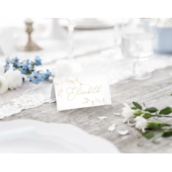 Bordkort Guld Grene - 10stk