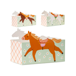 Snack Boks Hest - 3stk