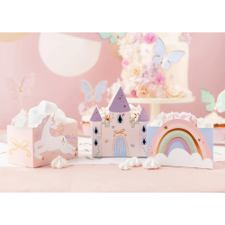 Snack Boks Enhjrning, Slot Og Regnbue - 6stk