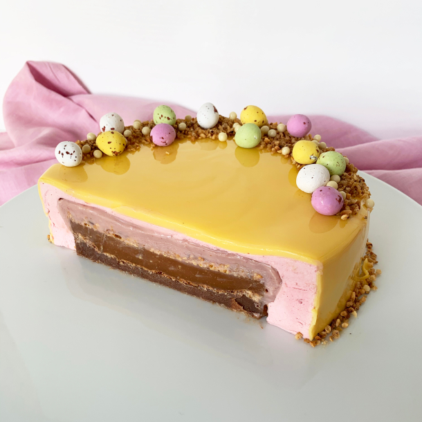 Pskekagen 2021 - Brownie med brombr og hindbr