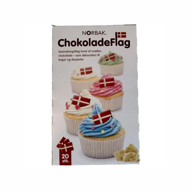 Chokoladeflag - 20stk