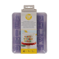 Wilton Udstikker Bogstaver &amp; Tal - 40stk