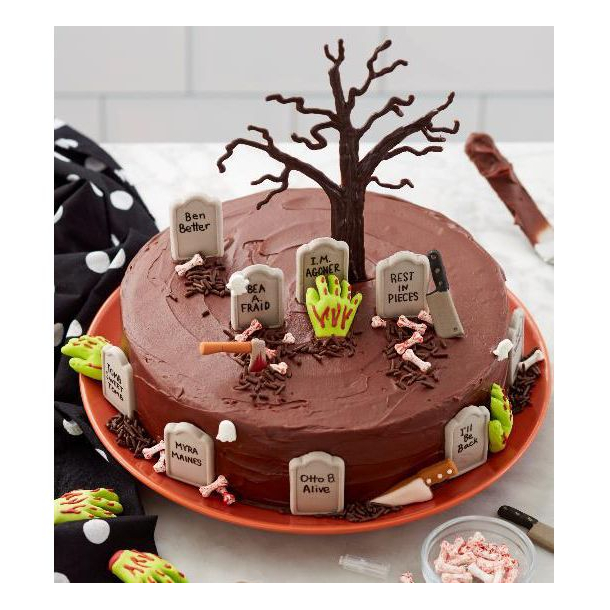 Wilton Halloween Dekorationst Zombie - 12 stk.