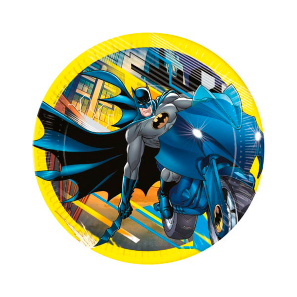 Tallerkner Batman 23 - 8stk