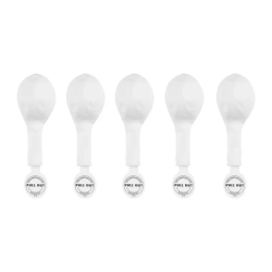Balloner LED Hvid 30cm - 5stk