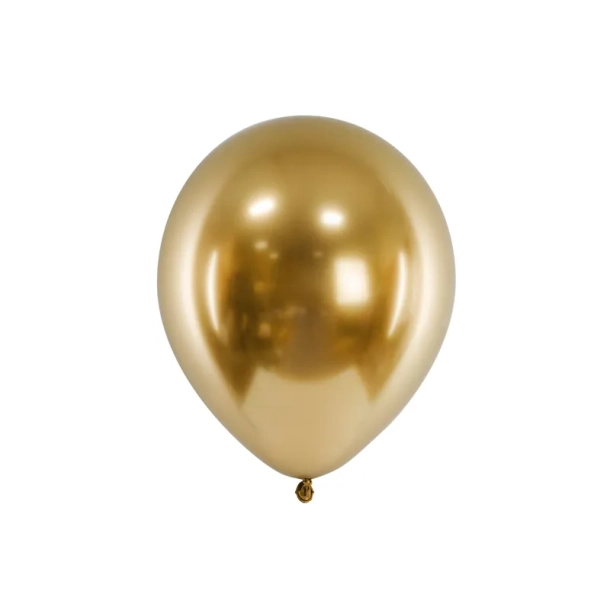 Balloner Kraftige Metallisk Guld 30cm - 10stk