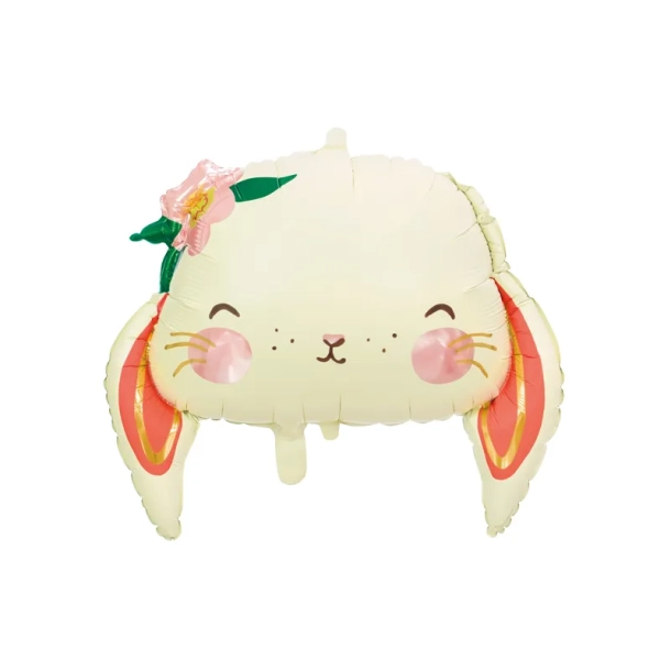 Folieballon Kanin - 65x55cm