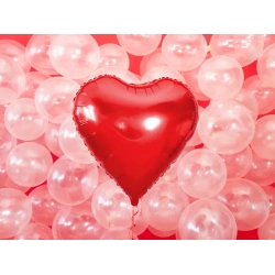 Folieballon Hjerte R�d - 61cm