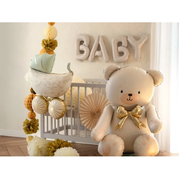 Folieballon Baby Beige - 140x43cm