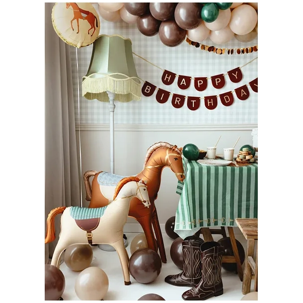 Folieballon Hest - 112x97cm