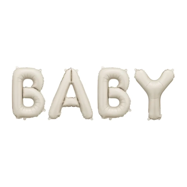 Folieballon Baby Beige - 140x43cm