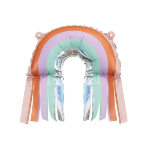 Folieballon Regnbue 38x41cm - 3stk