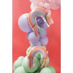 Folieballon Regnbue 38x41cm - 3stk