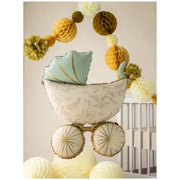 Folieballon Barnevogn - 67x96cm