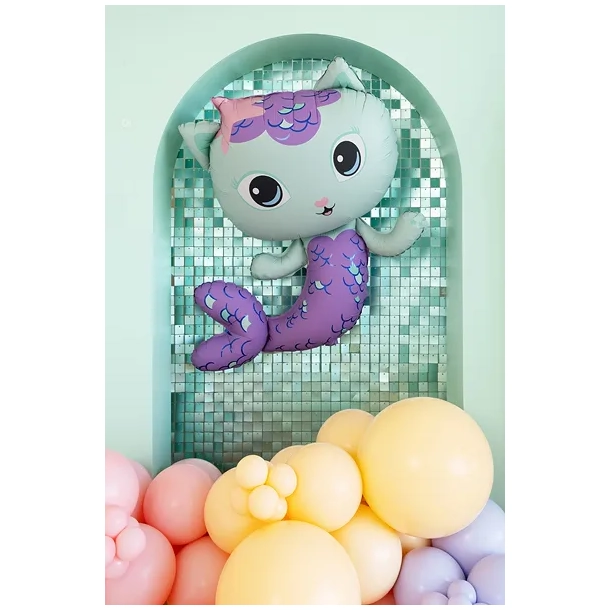 Folieballon Gabby's Dollhouse MerCat - 80x82cm
