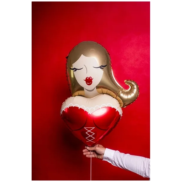 Folieballon Kvinde - 57x74cm