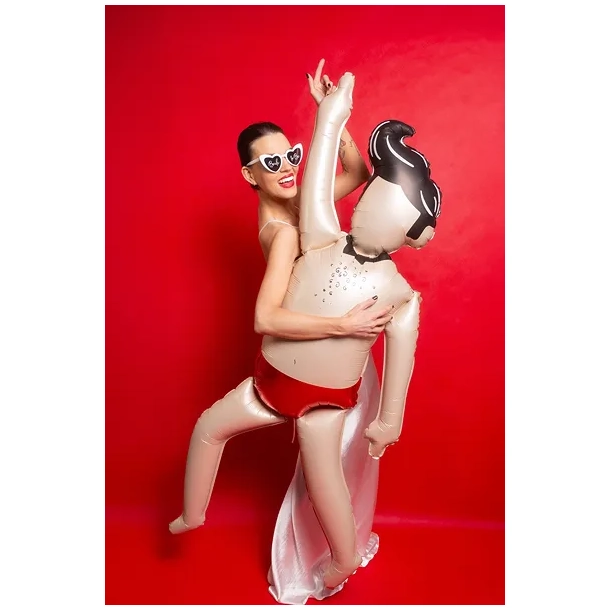 Folieballon Mand - 64x159cm