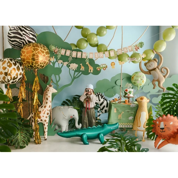 Folieballon Safari Happy Birthday - 35cm