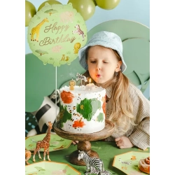 Folieballon Safari Happy Birthday - 35cm