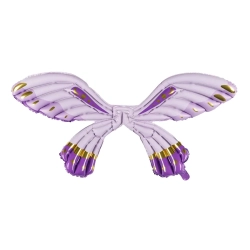 Folieballon Sommerfugle Vinger Lilla  - 102x50cm