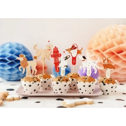 Cake Topper Hund - 7stk