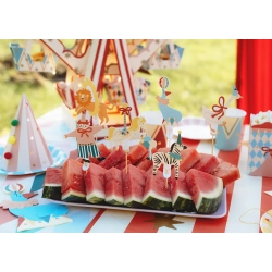 Cake Topper Cirkus - 6stk