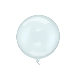 Ballon Orbz Gennemsigtig Bl� 40cm - 1stk 
