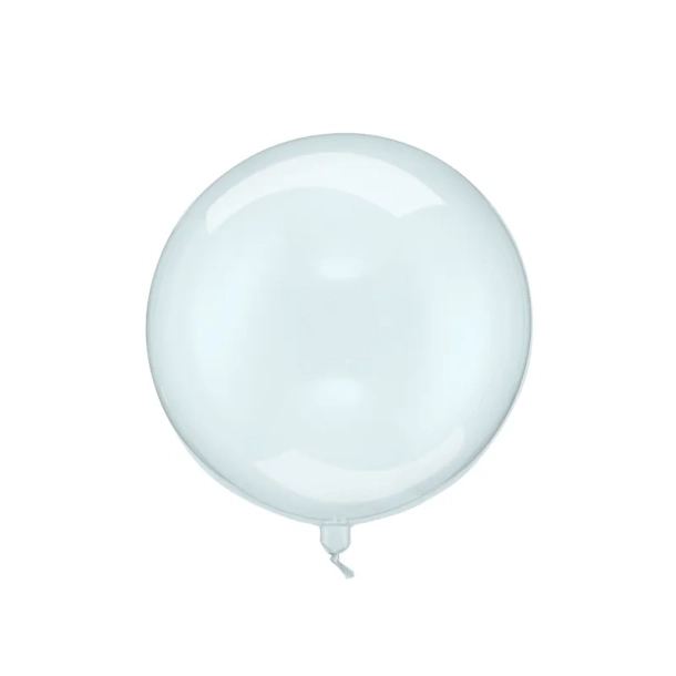 Ballon Orbz Gennemsigtig Bl� 40cm - 1stk 