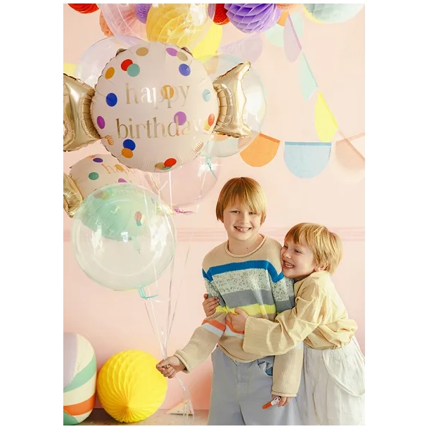 Ballon Orbz Gennemsigtig Gr�n 40cm - 1stk 