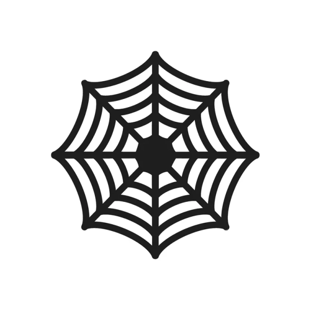 Tallerken Dekoration Spindelvv - 4stk