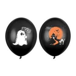 Balloner Halloween 30cm - 6stk