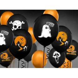 Balloner Halloween 30cm - 6stk
