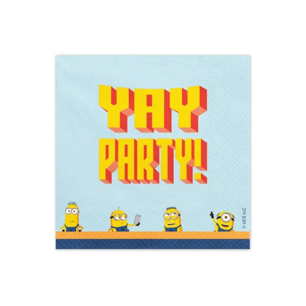 Servietter Minions - 20stk