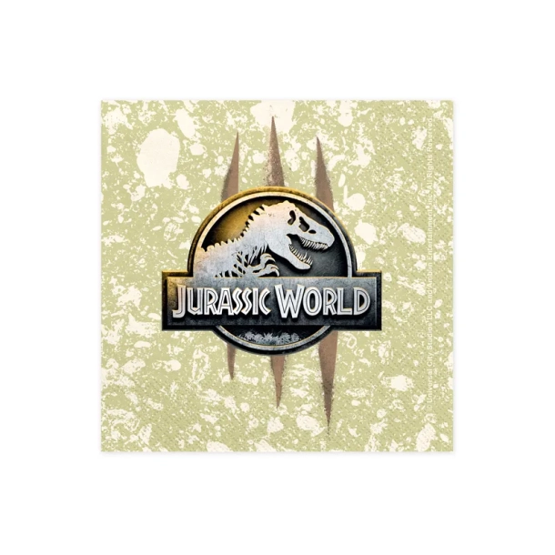 Servietter Jurassic World 33x33 - 20stk