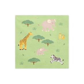 Servietter Safari 33x33 - 12stk