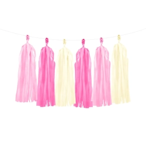 Guirlande Tassel Pink Mix - 1,5m