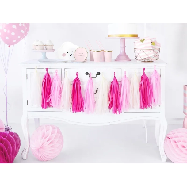 Guirlande Tassel Pink Mix - 1,5m