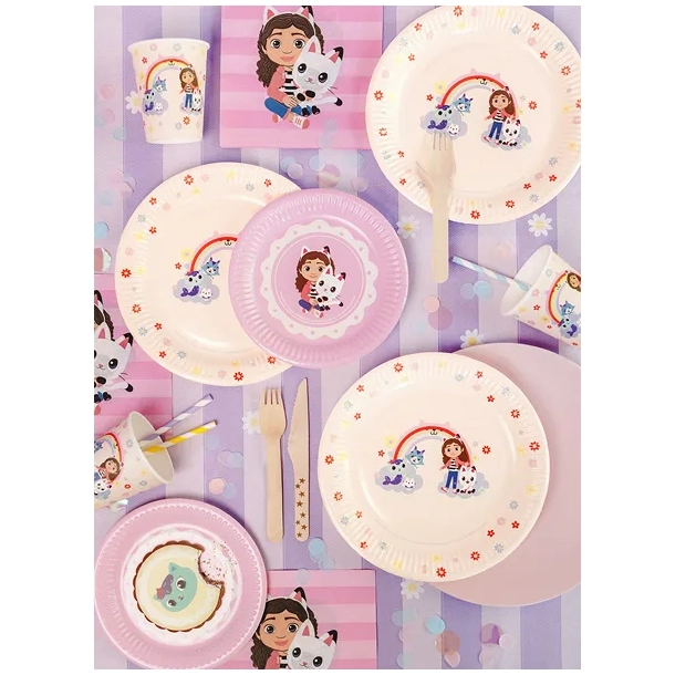 Tallerkner Gabby's Dollhouse 23 - 6stk