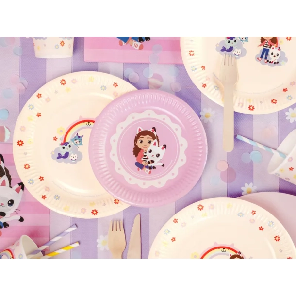 Tallerkner Gabby's Dollhouse 18 - 6stk