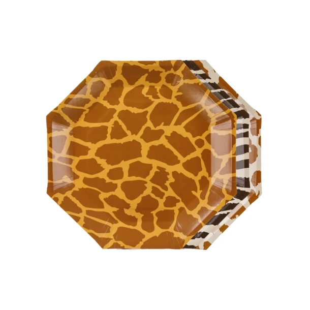 Tallerkner Safari Spots �23 - 6stk
