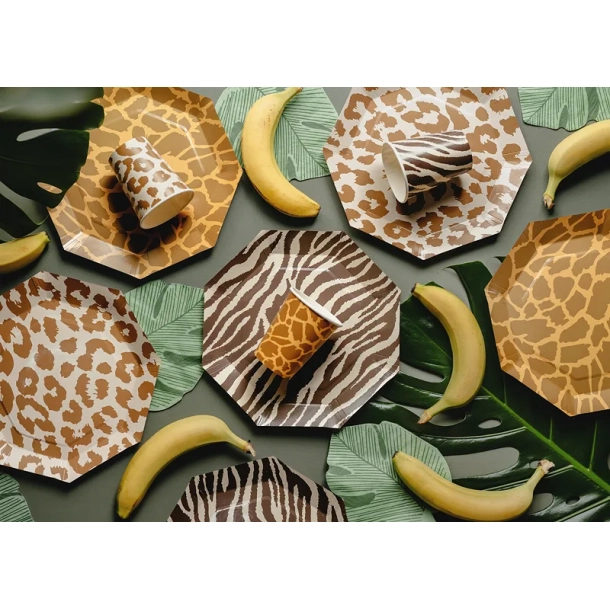 Tallerkner Safari Spots �23 - 6stk