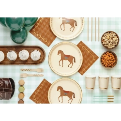 Tallerkner Hest 23 - 6stk