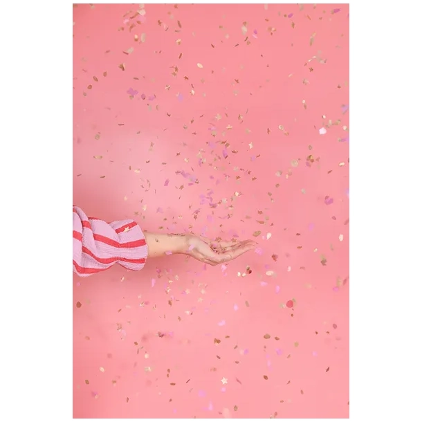 Konfettirr Stjerne og Kat - 20cm