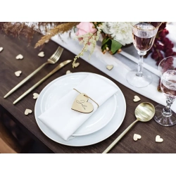 Bordkort Hjerte Tr - 10stk