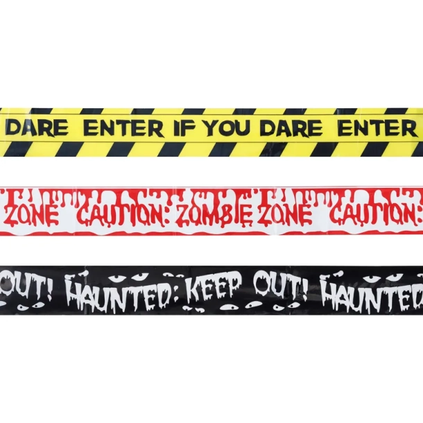Dekoration Halloween Tape - 3stk
